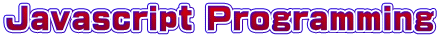 Javascript Programming
